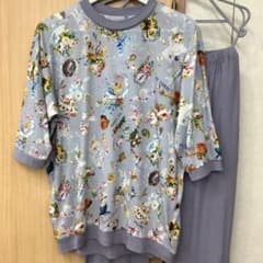 鴨居羊子 TUNIC 6分袖長袖ズボン パジャマ 強撚糸さらさら綿100 