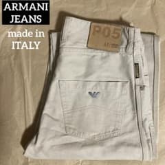 イタリア製ARMANI JEANS P05ワイドチノペインターパンツバギーボトム