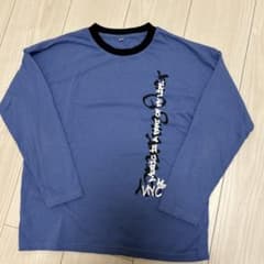 キッズ 長袖カットソー 140cm ブルーのサムネイル