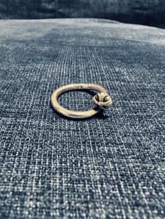 Chrome Hearts Nail Cross Ball Ring