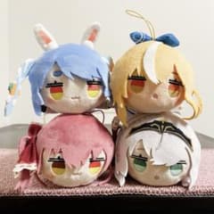 ホロライブ 寝そべり ミニマスコット 全4種セット