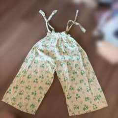 KIDSAGOGO 花柄 サロペット 3-4yのサムネイル