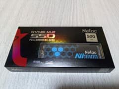 使用1時間 SSD 512GB Netac NVMe M.2 PCIeのサムネイル