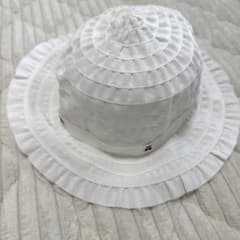 [未使用]55cm ファミリア さくらんぼ フリル 帽子 ハット