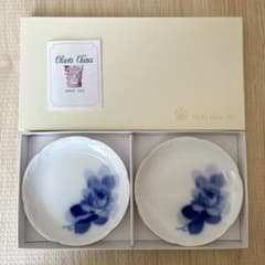 未使用】大倉陶園 ブルーローズ15cm 銘々皿 ペア 2枚セット - メルカリ