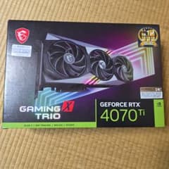 MSI GeForce RTX 4070 Ti Gaming X TRIOのサムネイル