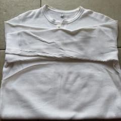 UNIQLO ユニクロ ワッフル ヘンリーネック 長袖 カットソーのサムネイル