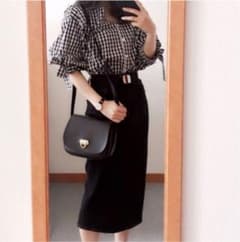 JEANASIS ストレッチデニムミディタイトスカートのサムネイル