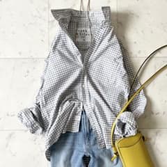 美品 フランクアンドアイリーン シャツブラウス スキッパー XSバリー コットン Frank&Eileen - 美品 フランクアンドアイリーン シャツブラウス