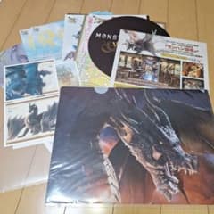 モンスターハンター 15周年展 クリアファイル ミラボレアス　シール等まとめ売りのサムネイル