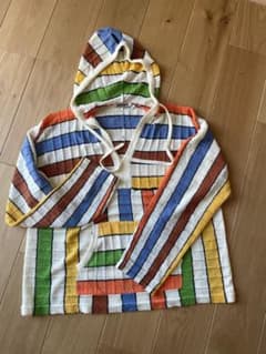 未使用NKNIT ンニット stripe knit towel hoodie - メルカリ