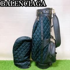 BALENCIAGA SPORT バレンシアガ ゴルフバッグ・キャディバッグ バレンシアガ キャディーバッグ ゴルフクラブケース 希少 ブラック