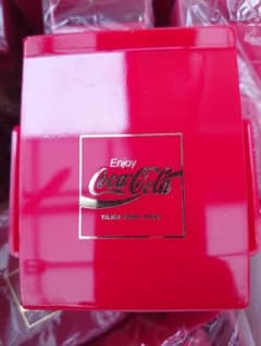 Coca-Cola trinket box, paper napkin holder, antique item