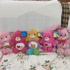 ケアベア4個&YUMYUMSぬいぐるみのサムネイル