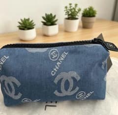 CHANEL シャネル ノベルティ デニムポーチ knf788 - メルカリ
