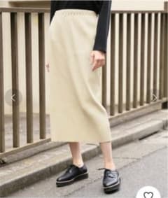 リブロングナロースカートのサムネイル