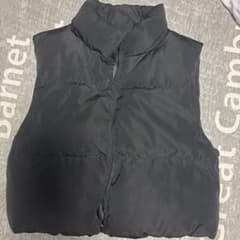 SHEIN 中綿 ダウンベスト ブラック XSのサムネイル