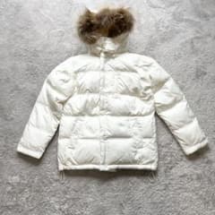 美品】FILA ダウンジャケット ラクーンファー フード着脱可 M - メルカリ