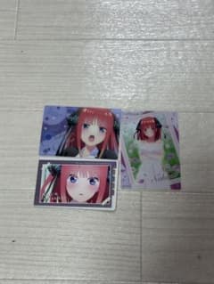 五等分の花嫁 中野二乃 イラストカード 3枚セットのサムネイル