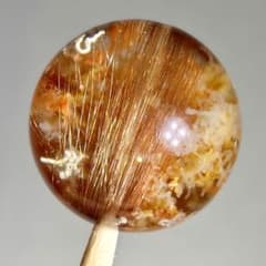 ルチル　クォーツ ピンクゴールド 約12mm　ガーデンのサムネイル