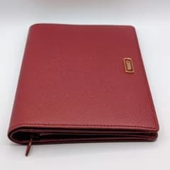 WAKO 銀座和光 本革 レザー パスポートケース 手帳カバー レッドのサムネイル