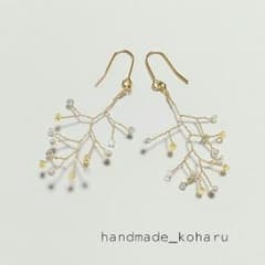【43】小枝みたいなピアス(イヤリング)のサムネイル