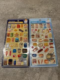 BONBON DROP シール 2枚セット 食べ物　コンビニ　モチーフのサムネイル