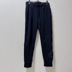 リーボック パンツ リブ 裾無地 M 黒 綿 ジム　シンプル　カジュアル