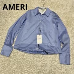 新品タグ付き‼️Ameri アメリ　STRIPE INVERSION SHIRT