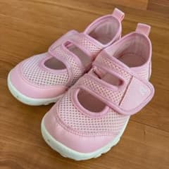 Rio メッシュシューズ ウォーターシューズ17cm ピンク 夏 水遊びのサムネイル