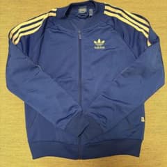 adidas トラックジャケット ネイビー×イエローのサムネイル