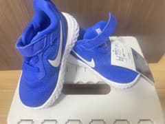 ナイキ　ランニング　キッズシューズ　ブルーのサムネイル