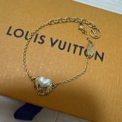 美品☆正規品　LOUIS VUITTON ヴィトン ハート パール　ブレスレットのサムネイル