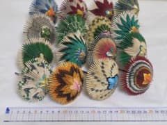 ハンドメイド ミニチュア和傘 16本セットのサムネイル