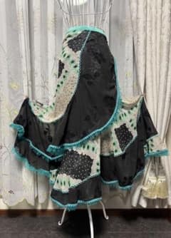 ☆フラメンコ アトリエあいあい ラップファルダ 巻きスカート - メルカリ