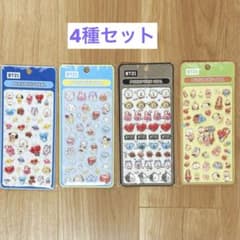 BT21 푸쿠푸쿠 씰 4종 세트