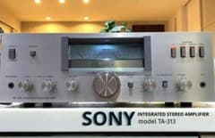 SONY プリメインアンプ TA-313 ソニー 大型パワーメーター 動作品 SONY プリメインアンプ TA-313 ソニー 大型パワーメーター 動作品