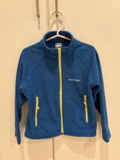 mont-bell フリースジャケット 青 薄手 110のサムネイル