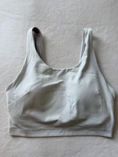 lululemon Sports Bra Yoga Gym Crossback Size 6 Bone