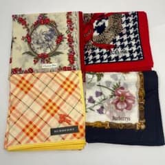 未使用品・美品】ブランドハンカチ 4枚 Dior celine バーバリー - メルカリ