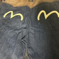 デニムショートパンツ イエローマークのサムネイル