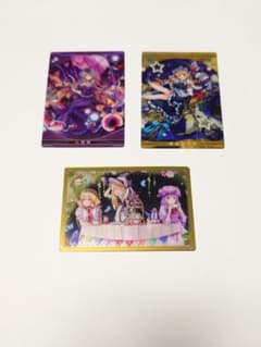 開封保管のみ　東方ロストワード　キャラクターカード 3枚セットのサムネイル