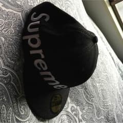 supreme サイドロゴ キャップ 黒のサムネイル