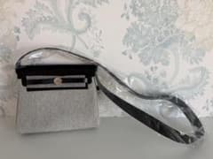 新品未使用）HERMES エールバッグ ジップ ミニ ノワール シルバー K 