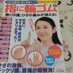 指に輪ゴムを巻くと腰、ひざの痛みが消える! 100の症状に効く治療マップ大判ポ…のサムネイル