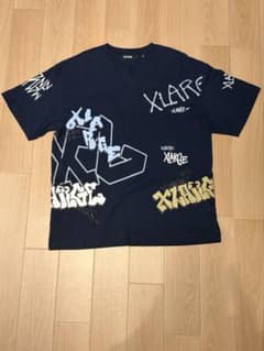 XLARGE グラフィティロゴ Tシャツ ネイビー Lのサムネイル