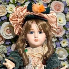 焼きみかん様専用 ビスクドール アーテー グリーン ピンク ロング