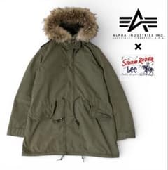 ALPHA × Lee STORM RIDER コラボ モッズコート Mサイズ ALPHA × Lee STORM RIDER コラボ モッズコート Mサイズ - メルカリ