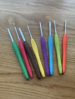 かぎ針 8本セット カラフルのサムネイル