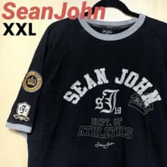 00's Y2K ショーンジョン ビッグサイズ Tシャツ 刺繍 ワッペン XXLのサムネイル